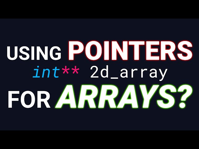 Arrays with Pointers | A Filipino’s Guide to Programming