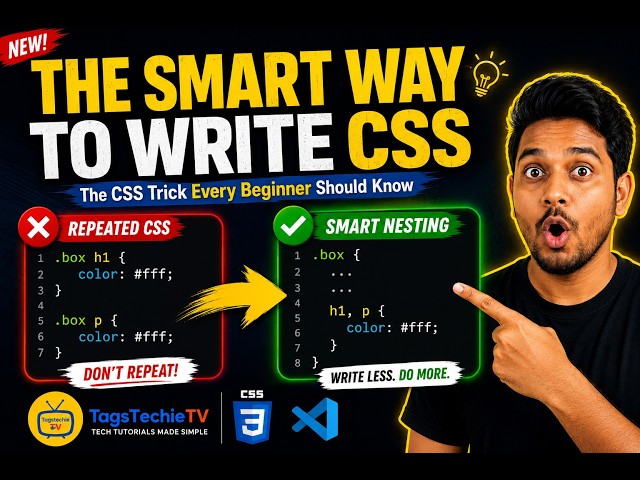 The Smart Way to Write CSS | The CSS Trick Every Beginner Should Know