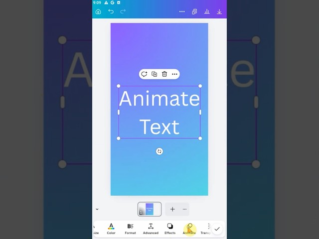 Canva how to animate text - mobile tutorial #canva #canvatutorial #graphicdesign