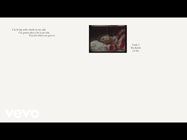 Gracie Abrams - The Knife (Official Lyric Video)