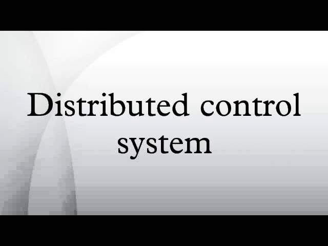Distributed control system