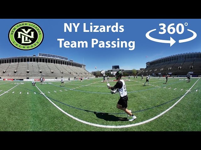 New York Lizards Passing Drill in VR