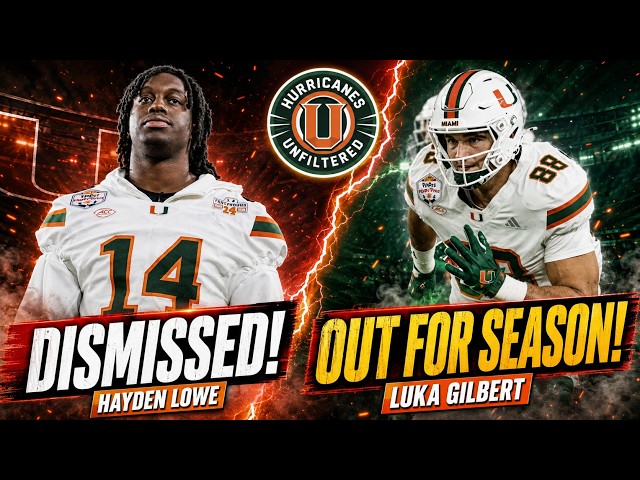 Mario Cristobal Announces DE Hayden Lowe DISMISSED from Team & TE Luka Gilbert OUT for the Season!