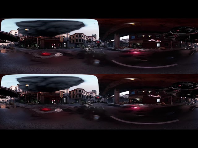 Camera 360 - camera system. Unreal Showdown 8k 360 stereo 60fps