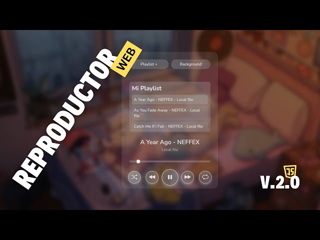How to Create a Music Player with HTML, CSS and JavaScript - Step-by-Step Guide (V.2)