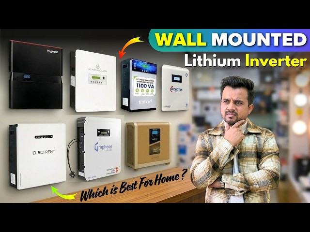 Best Lithium Inverter For Home in 2026 | Wall Mounted Lithium Inverter For Home and Office in 2026