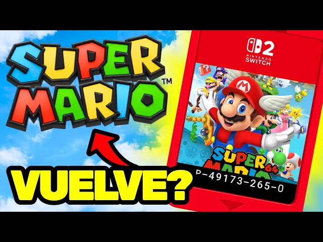 MARIO 64 REMAKE en SWITCH 2 🔥 CAMBIA el LOGO de SUPER MARIO tras 15 AÑOS