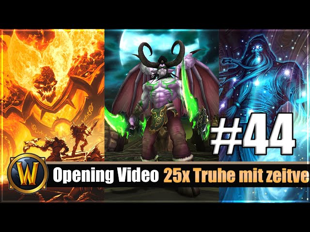 Opening Video TW Chests #44: 25x [Chest with time-warped treasures]