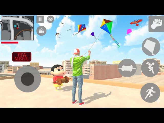 Jack Ne Shinchan ke Liye Udai Patang in Indian Theft Auto Simulator Game 