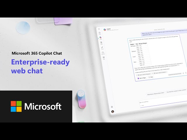 Microsoft 365 Copilot Chat - Enterprise-ready web chat demo