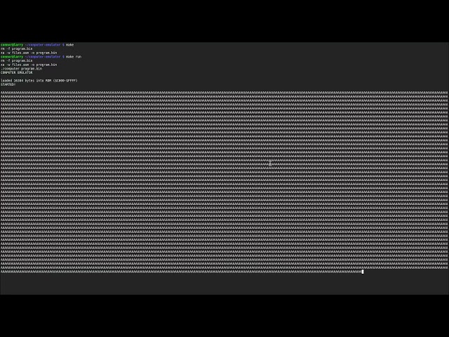 "Conputer" emulator demonstration