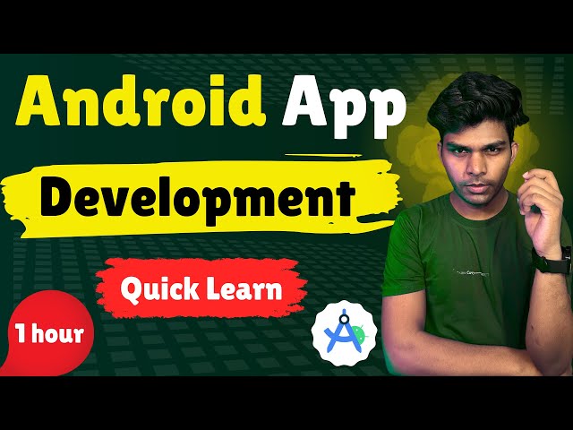Android App Development in 1 Hour | Quick & Easy Android Studio Tutorial for Beginners