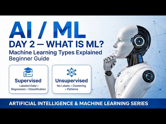 What is Machine Learning? | Day 2 Zero to Hero | 4 Pillars, 3 Types Explained