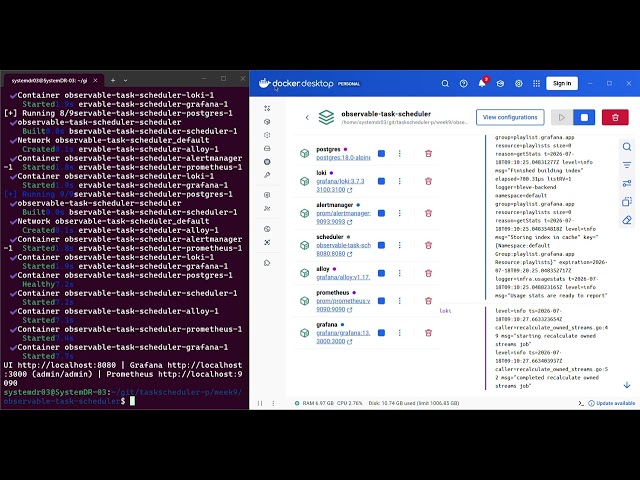 Lesson 9 : Build an Observable Task Scheduler