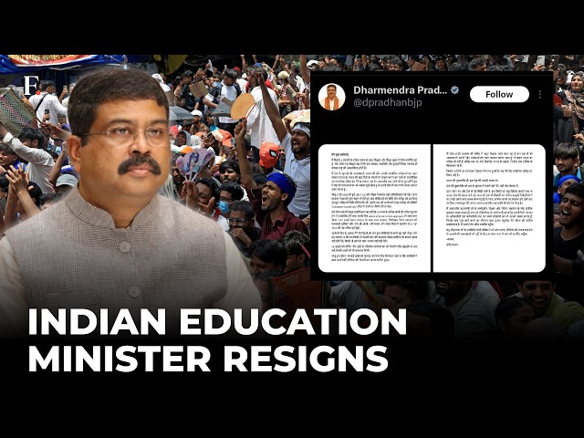 Dharmendra Pradhan Resigns | India’s Education Minister Quits After Protests By Students