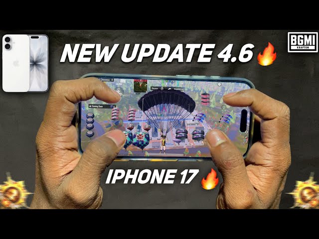 IPHONE 17 HANDCAM IN 2026🔥/ New 4.6 Update Livik Gameplay 😍/Smooth+120fps Bgmi Gaming Test!