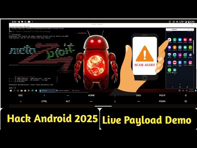 Hack Your Own Android Using Kali NetHunter Payload | Ethical Hacking Practical 2025