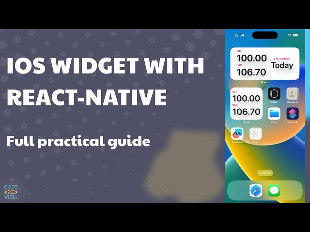 iOS Widget with React-Native | Practical Guide