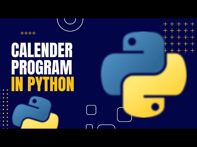 How to Build a Basic Calendar in Python | Complete Beginner Tutorial