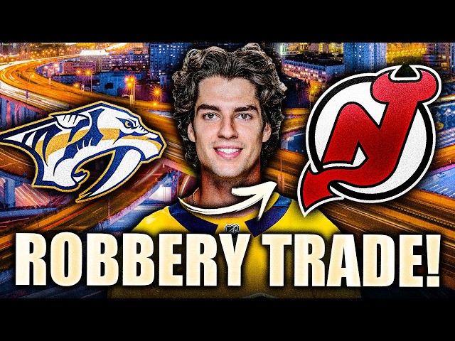 DEVILS MAKE A FANTASTIC TRADE! NASHVILLE PREDATORS TRADE LUKE EVANGELISTA TO NEW JERSEY