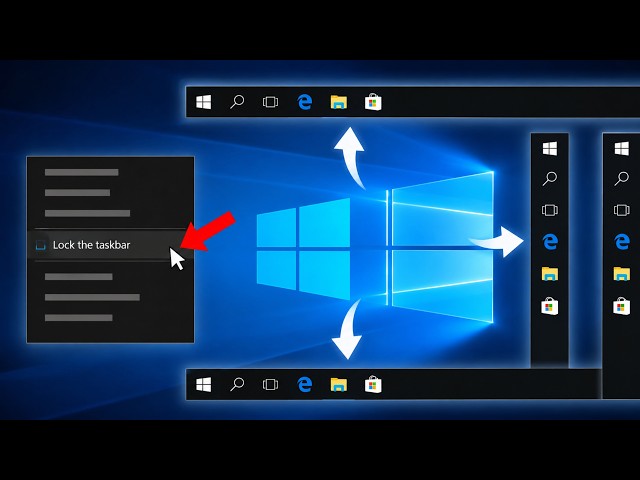 How to Move the Taskbar on Windows 10
