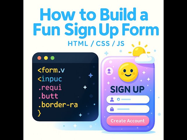 ⚡🌌 Fantasy Neon Sign Up Form | HTML, CSS & JavaScript