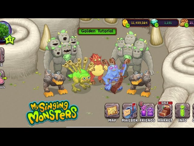 Golden Tutorial from KPop Demon Hunters on My Singing Monsters