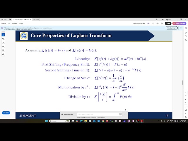 Laplace Transform for Partial Derivatives