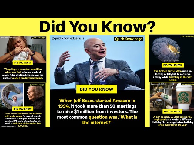 Most amazing facts you should know #2 || Quick Knowledge ||