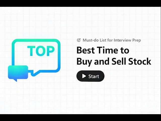  Best time to buy and sell stock | Top Interview 150 | JavaScript
