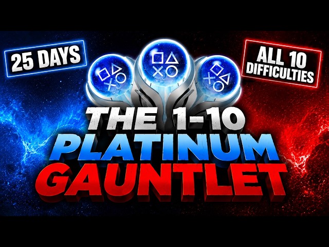 I Tried to Platinum Every Difficulty (1–10) in 25 Days | Man vs Sleep III
