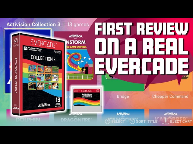 Evercade: Activision Collection 3 review on real hardware