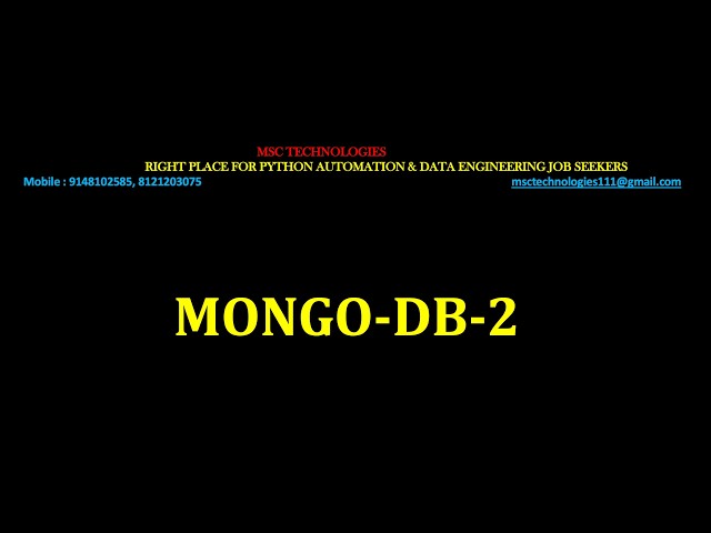 MONGODB-2