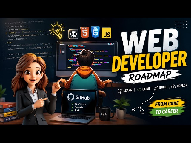 How to became a Web Developer 2026 - Full Roadmap (Step by Step)