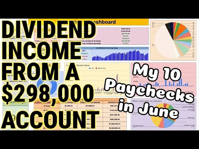 How Much My Dividend Portfolio Paid Me in June! ($298,000 Portfolio!)