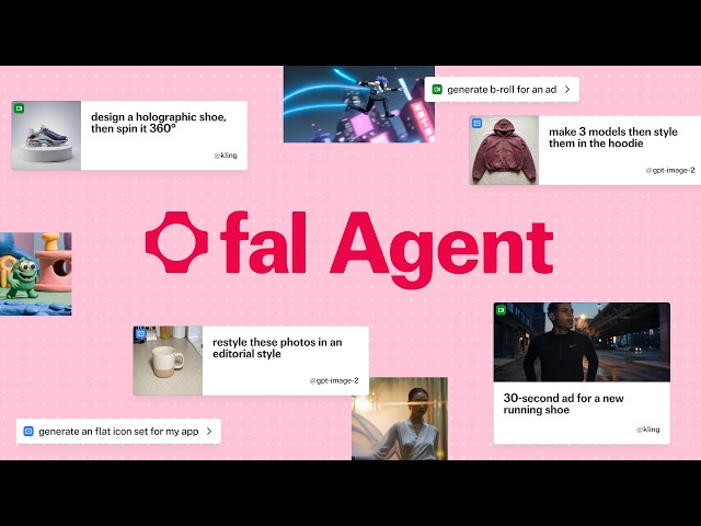 fal Agent: Build Entire Creative Worlds with AI. Image, Video & 3D in One Workflow Description.