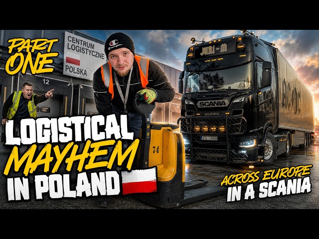 Across Europe in a Scania | Greece Convoy Pt.1 | Polish Logistics Mayhem | 4K