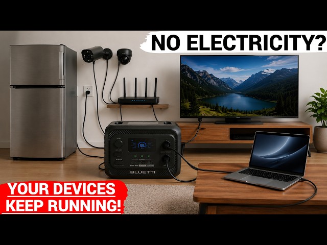 Your Devices Won’t Shut Down During Power Outages — BLUETTI Elite 300 Review