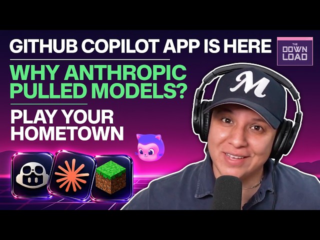 The Download: GitHub Copilot app, Anthropic news, and Minecraft