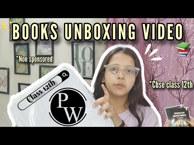 Finally I Got PW PARISHRAM PRO BOOKS!! 📚 🤗Unboxing+review Commerce Wallah 12th ParishramBatch