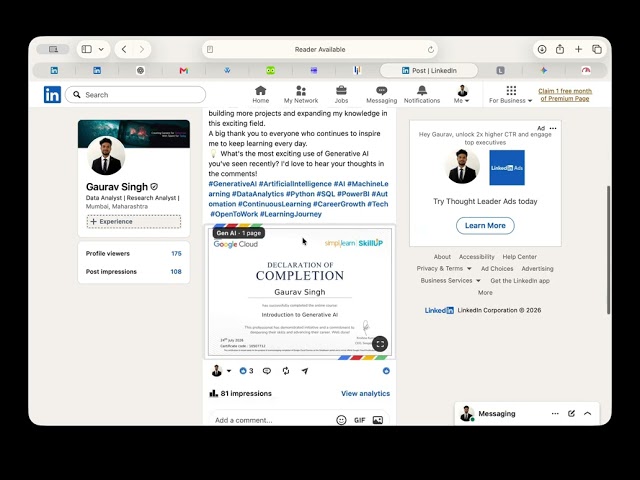 How to Get Started in Generative AI for FREE in 2026 (Free Certification)