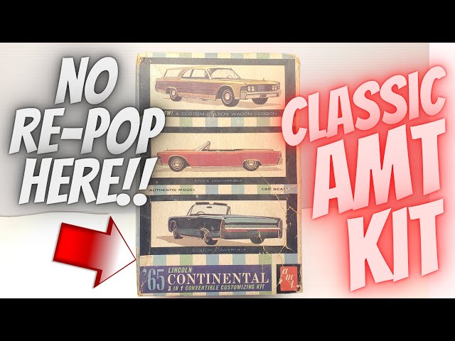 Original issue AMT 1965 Lincoln Continental Model Kit!!