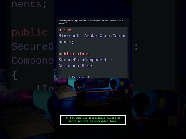 Secure Jenkins Credentials | .NET Interview Question #Shorts #Csharp #Coding #Programming