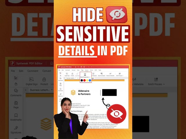 How to Hide Sensitive Data in PDF Files | Redact PDF File Easily #redactpdf #PDFSecurity