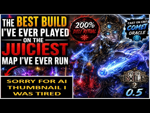 The BEST Build I've EVER Played on the JUICIEST Map I've Ever Run | PoE 2 0.5