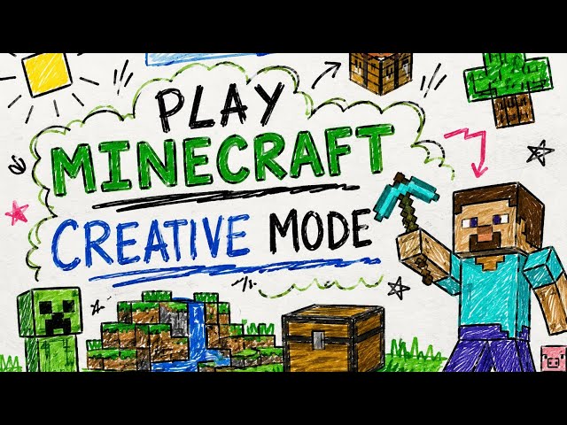 PLAY IN MINECRAFT CREATIVE MODE #video 