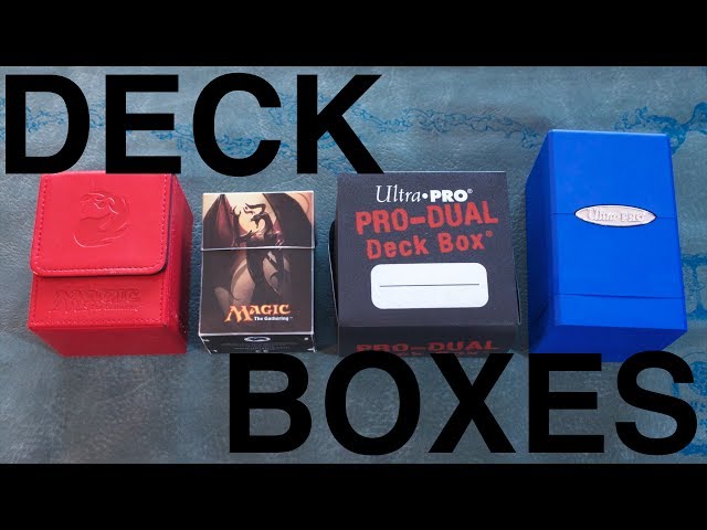 What Is The Best Deck Box For Magic: The Gathering? Compare & Contrast: Ultra PRO MTG