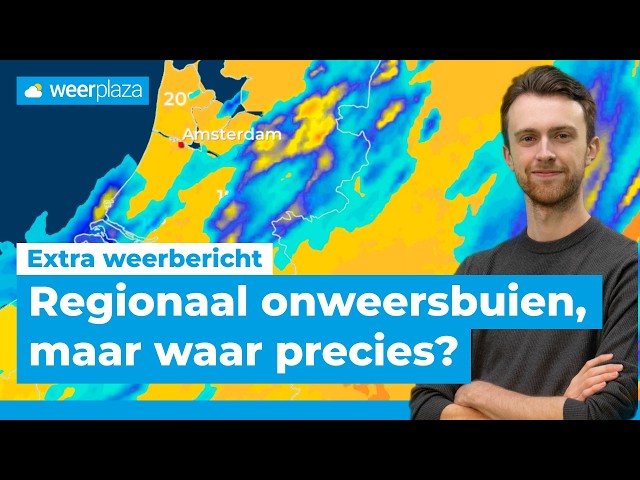Vandaag regionaal onweer, daarna veel regen? ⛈️ | Extra weerbericht