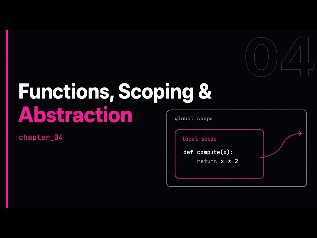 Functions & Scope in Python — Chapter 4 | Audiobook