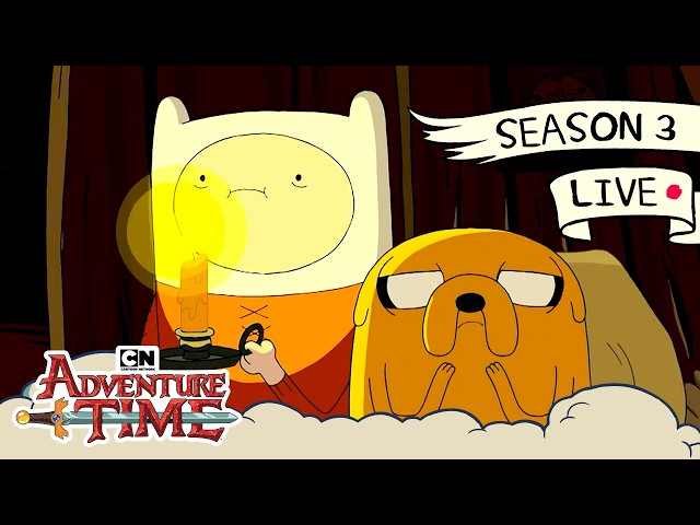 Adventures To Fall Asleep To 😴| Season 3 Stream | Adventure Time | Cartoon Network